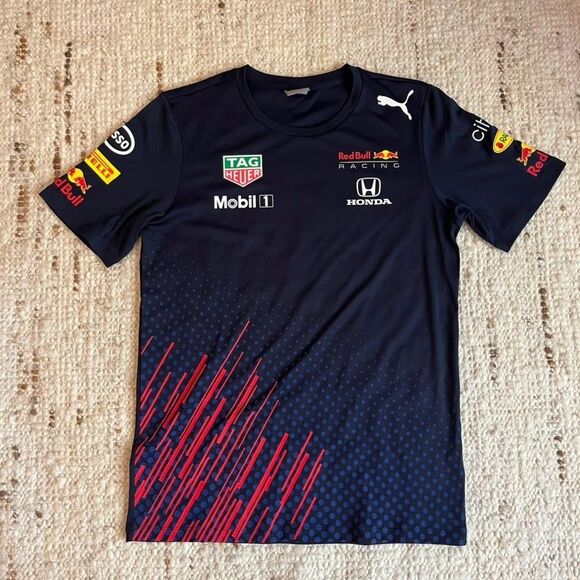 RARE Puma Red Bull Racing F1 Team Jersey Shirt Verstappen 21 22 23 24 - Picture 1 of 5